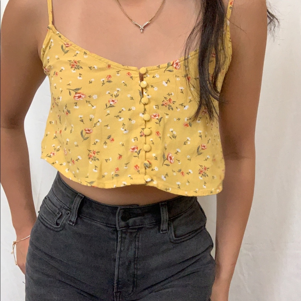 Floral crop top